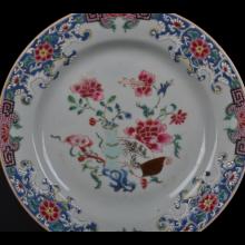 Assiette de la Famille rose
